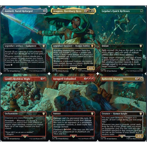 Magic the Gathering LORD OF THE RINGS HOLIDAY SCENE BOX - Aragorn at the Helm's Deep New - Tistaminis