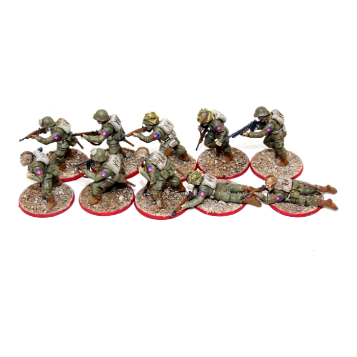 Bolt Action US Airborne Squad Well Painted JYS92