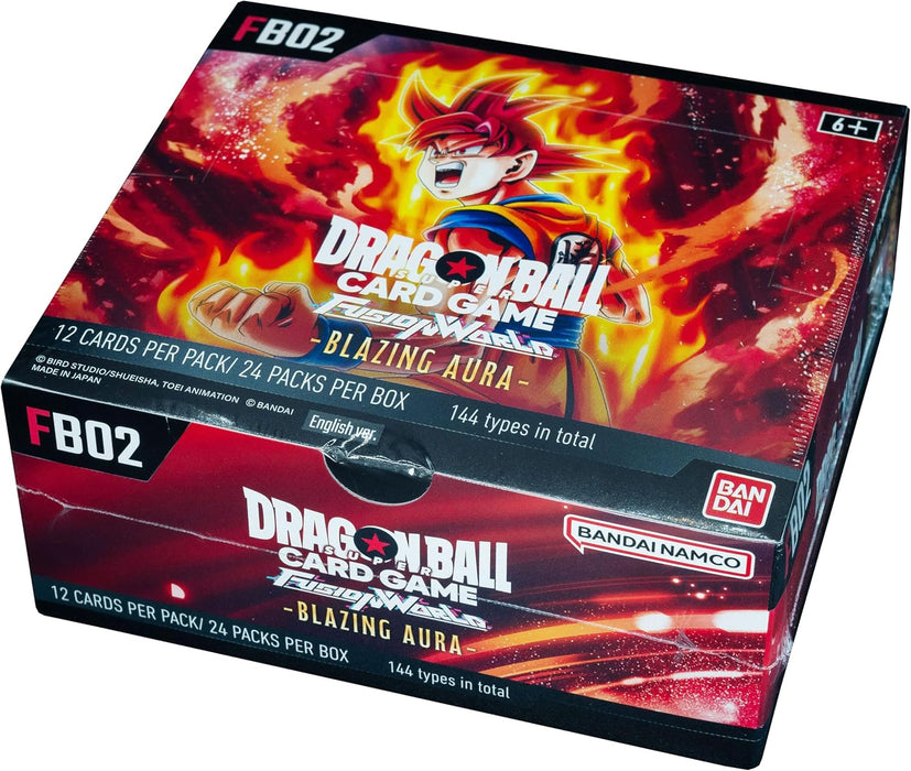 DRAGON BALL FUSION WORLD FB02 BLAZING AURA BOOSTER BOX