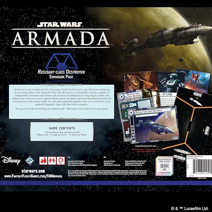 Star Wars: Armada: Recusant-Class Destroyer New - Tistaminis