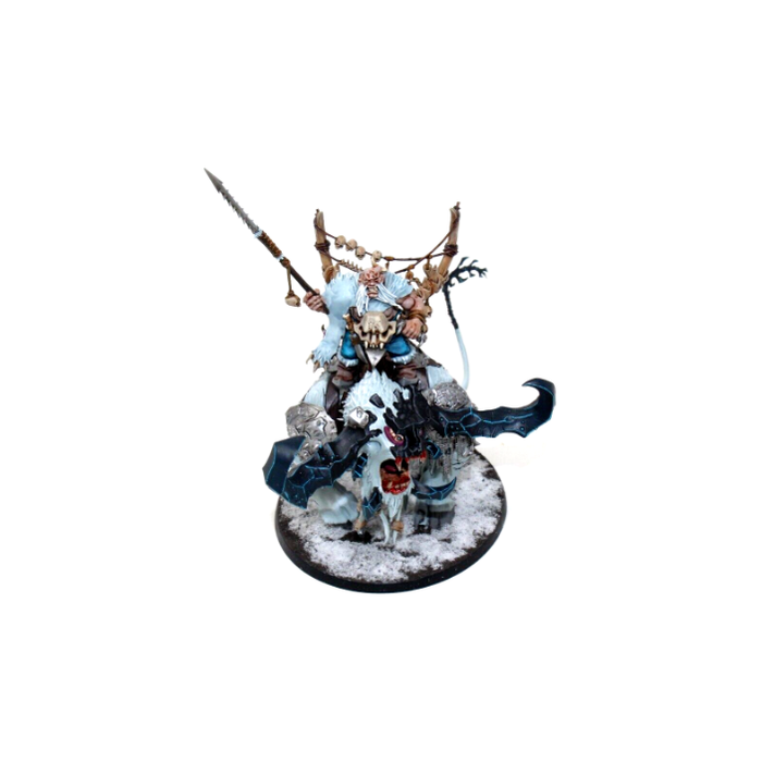 Warhammer Ogre Kingdoms Frostlord on Stonehorn Well Painted BG1