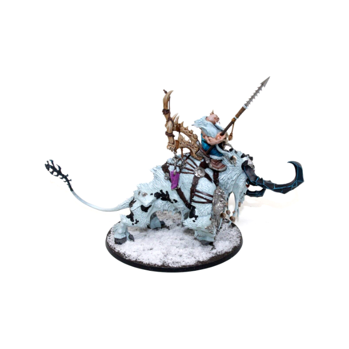 Warhammer Ogre Kingdoms Frostlord on Stonehorn Well Painted BG1