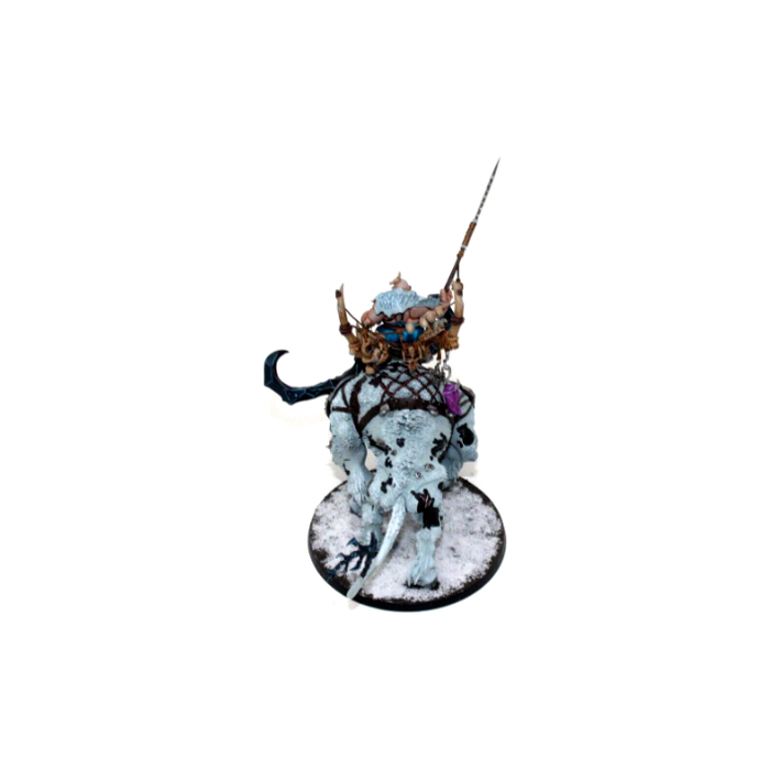 Warhammer Ogre Kingdoms Frostlord on Stonehorn Well Painted BG1