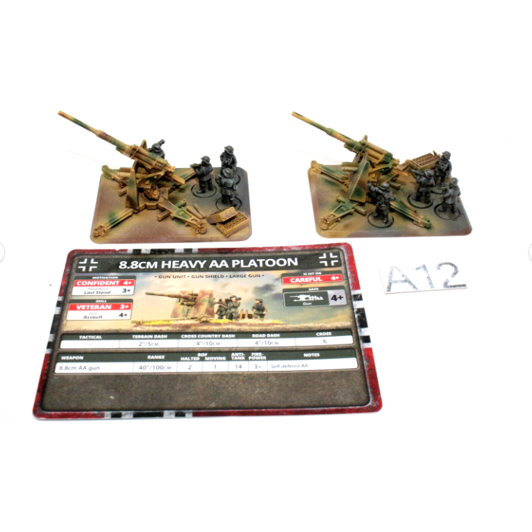 Flames of War 8.8cm HEavy AA Platoon A12 - Tistaminis