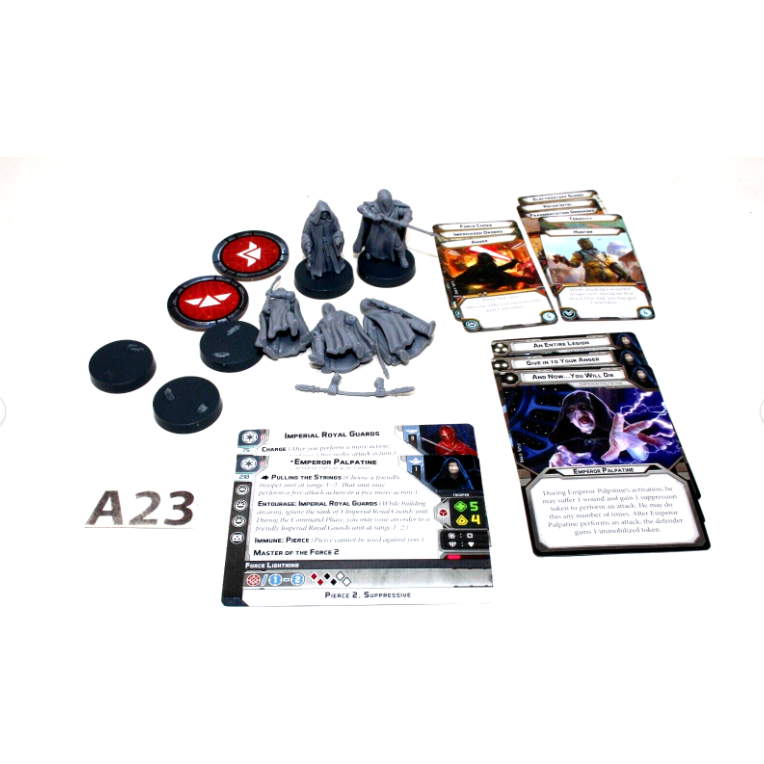 Star Wars Legion Emporer Palpatine & Imperial Royal Guards A23 - Tistaminis