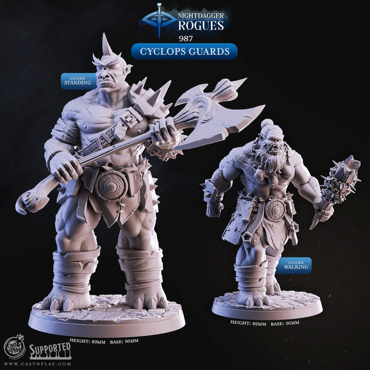 Cast N Play Cyclops Guards - Unit of 2