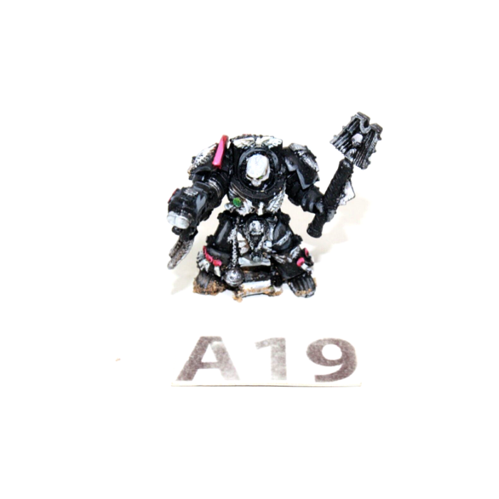 Warhammer Space Marines Chaplain in Terminator Armour A19