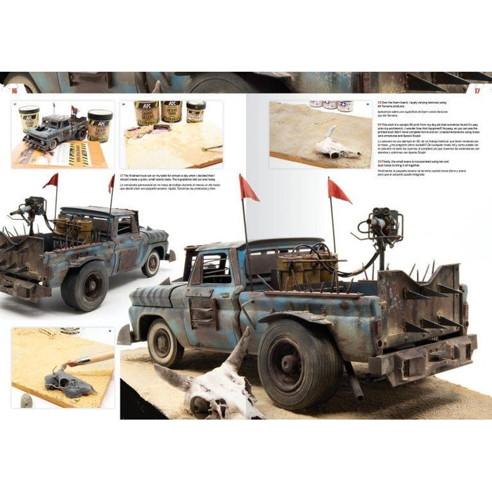 AK Interactive Doomsday Chariots Modeling Post-Apocalyptic Vehicles New - Tistaminis