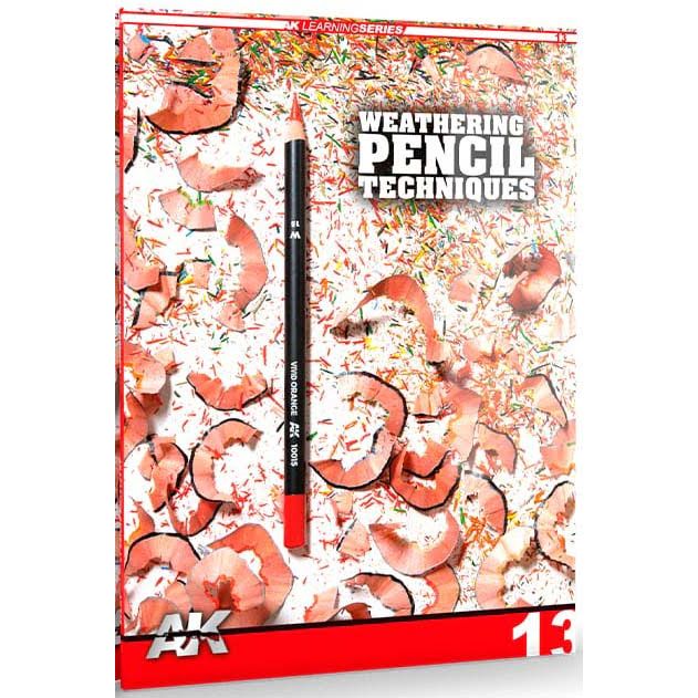 AK Interactive Learning Series #13 Weathering Pencil Techniques New - Tistaminis