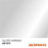AK Interactive Gloss Varnish Spray 400ML - New - Tistaminis