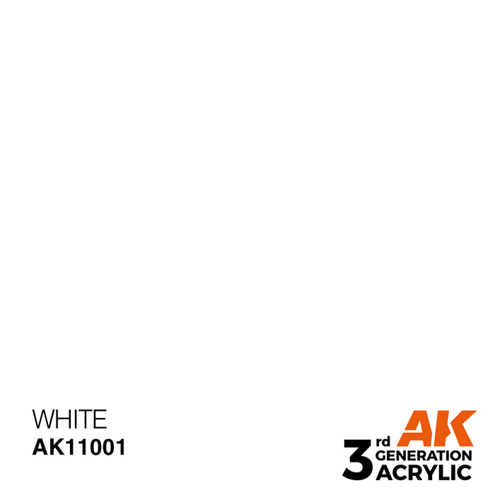 AK 3rd GEN Acrylic White 17ml