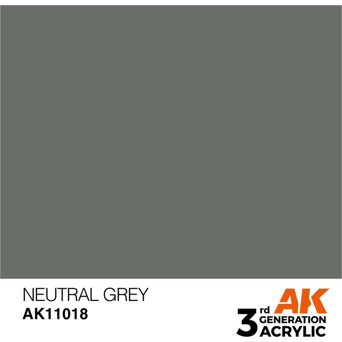 AK 3rd GEN Acrylic Neutral Grey 17ml