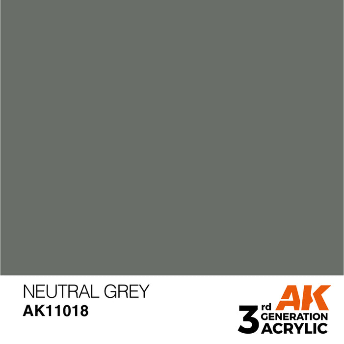 AK 3rd GEN Acrylic Neutral Grey 17ml