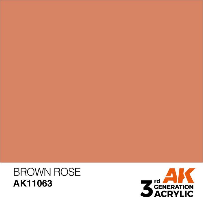 AK 3rd GEN Acrylic Brown Rose 17ml