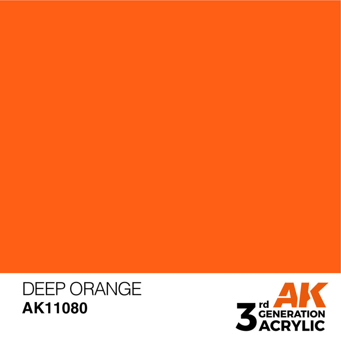 AK 3rd GEN Acrylic Deep Orange 17ml