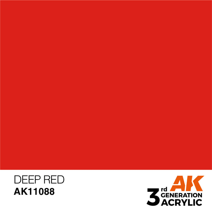 AK 3rd GEN Acrylic Deep Red 17ml