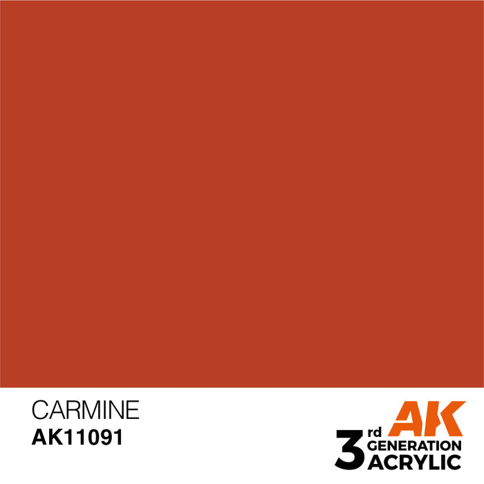 AK 3rd GEN Acrylic Carmine 17ml