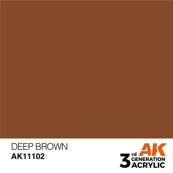 AK 3rd GEN Acrylic Deep Brown 17ml