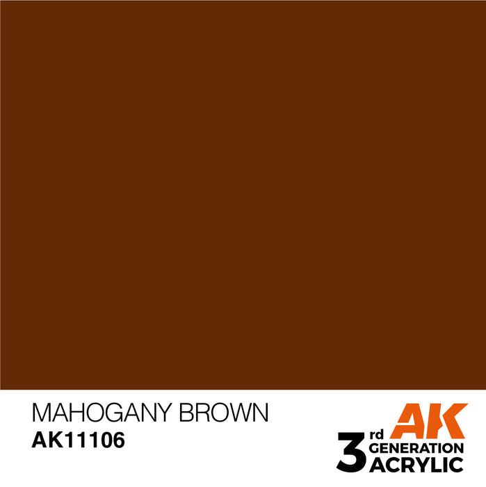 AK 3rd GEN Acrylic Mahogany Brown 17ml