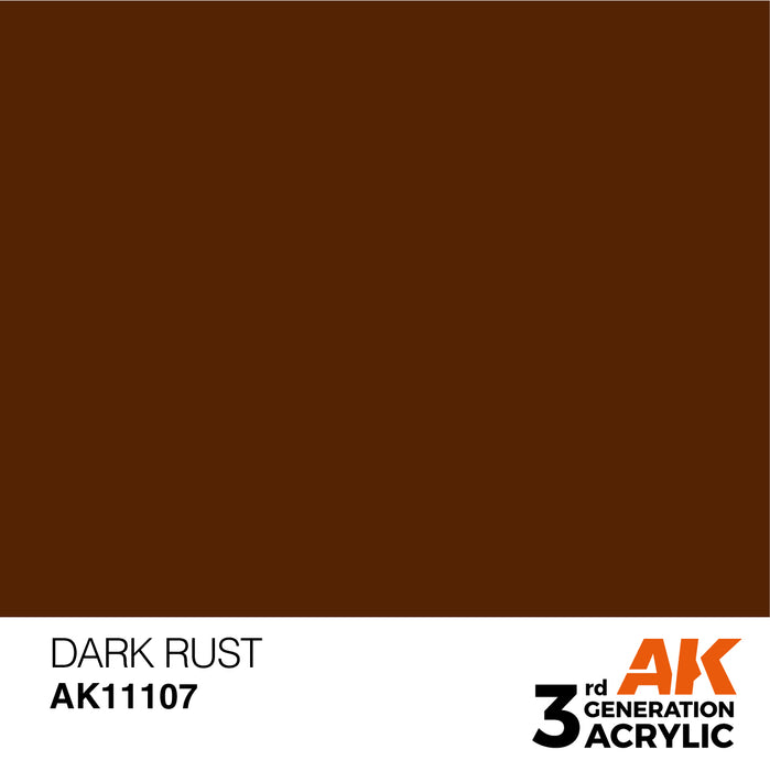 AK 3rd GEN Acrylic Dark Rust 17ml