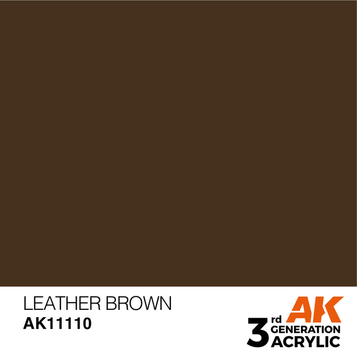 AK 3rd GEN Acrylic Leather Brown 17ml