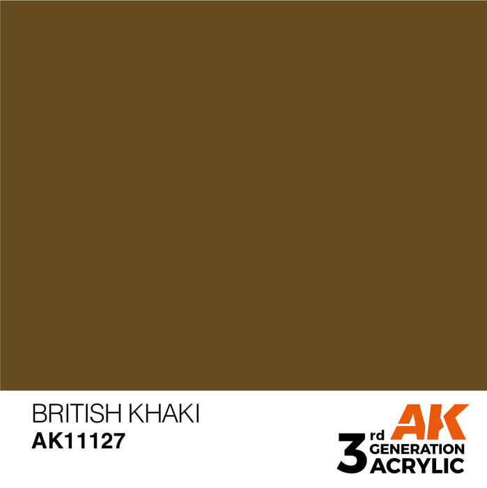 AK 3rd GEN Acrylic British Khaki 17ml