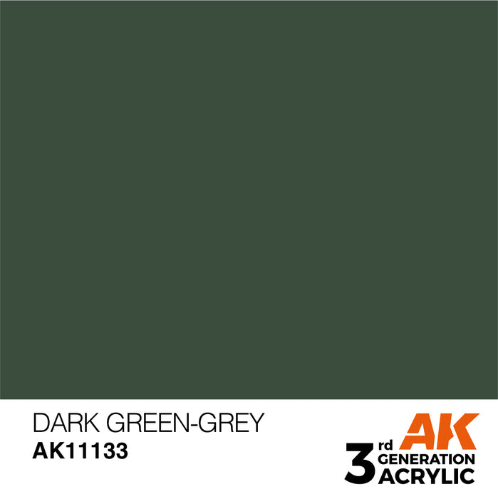 AK 3rd GEN Acrylic Dark Green-Grey 17ml