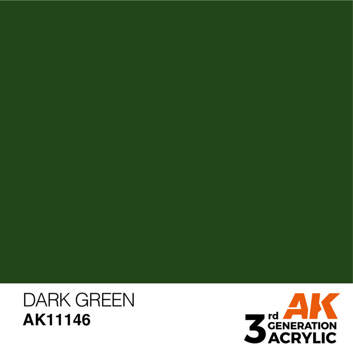 AK 3rd GEN Acrylic Dark Green 17ml