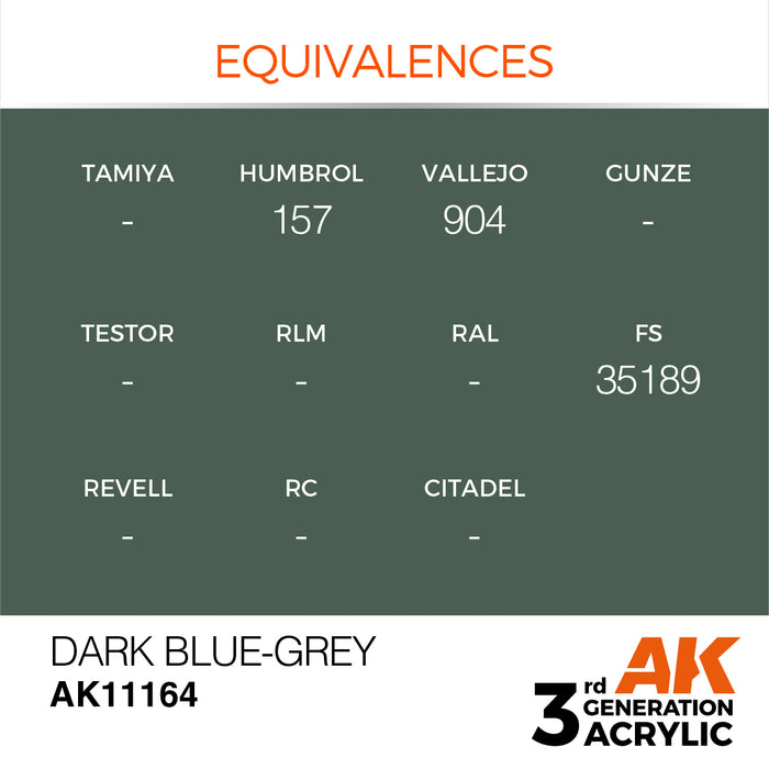 AK 3rd GEN Acrylic Dark Blue-Grey 17ml