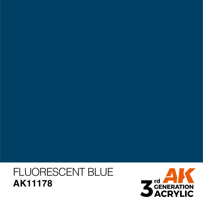 AK 3rd GEN Acrylic Fluorescent Blue 17ml