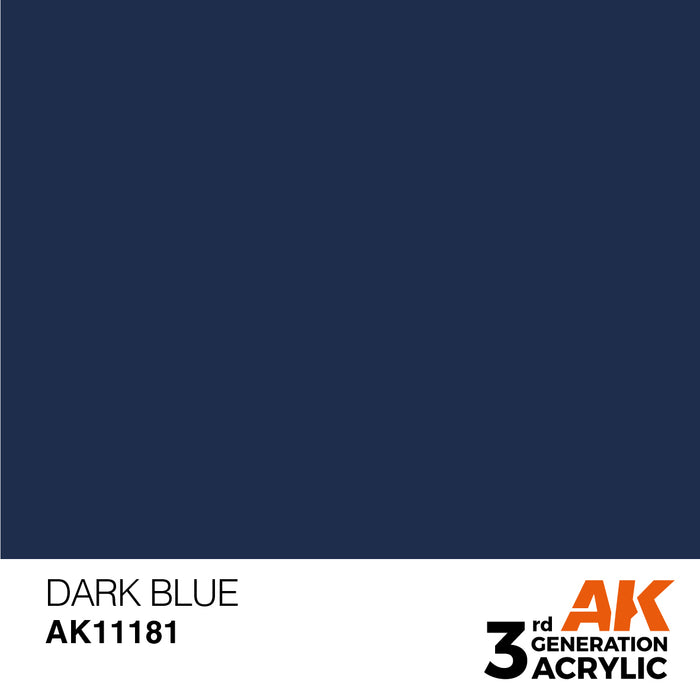 AK 3rd GEN Acrylic Dark Blue 17ml