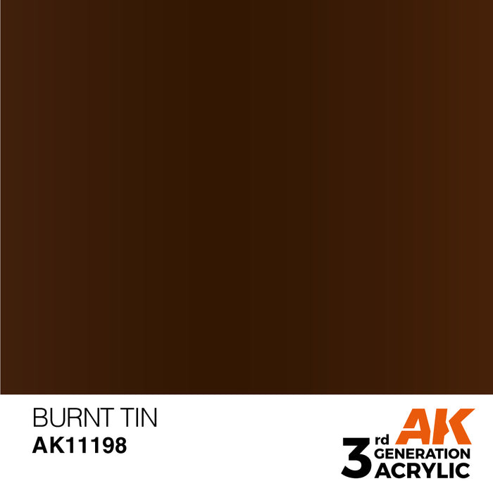 AK 3rd GEN Acrylic Burnt Tin 17ml