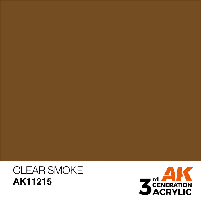 AK 3rd GEN Acrylic Clear Smoke 17ml