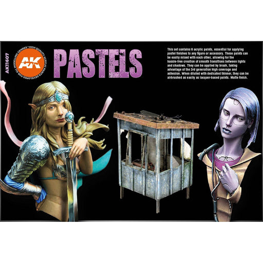 AK Interactive Pastels Colors Set New - Tistaminis