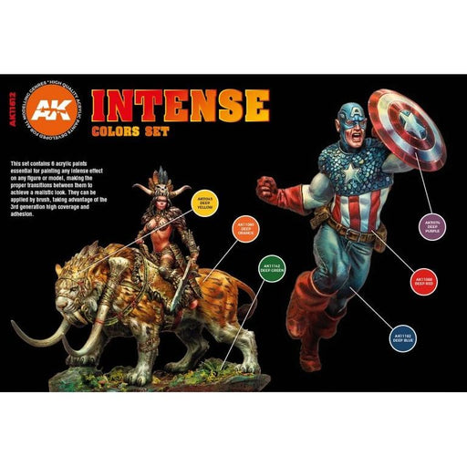 AK Interactive 3G Intense Color Set New - Tistaminis