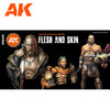 AK Interactive 3G Flesh And Skin Colors New - Tistaminis