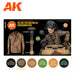 AK Interactive 3G Panzer Crew Black Uniforms Set New - Tistaminis