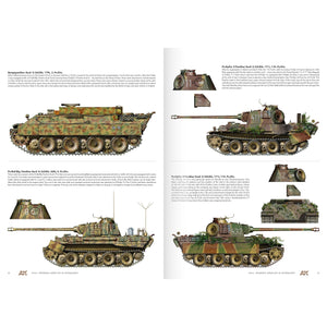 AK Interactive 1944 German Armour In Normandy Camouflage Profile Guide NEW - Tistaminis