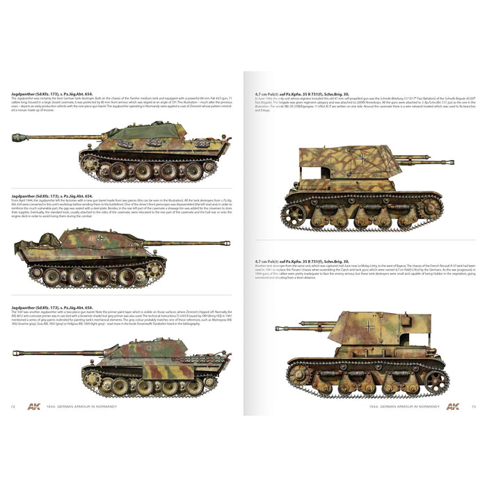 AK Interactive 1944 German Armour In Normandy Camouflage Profile Guide NEW