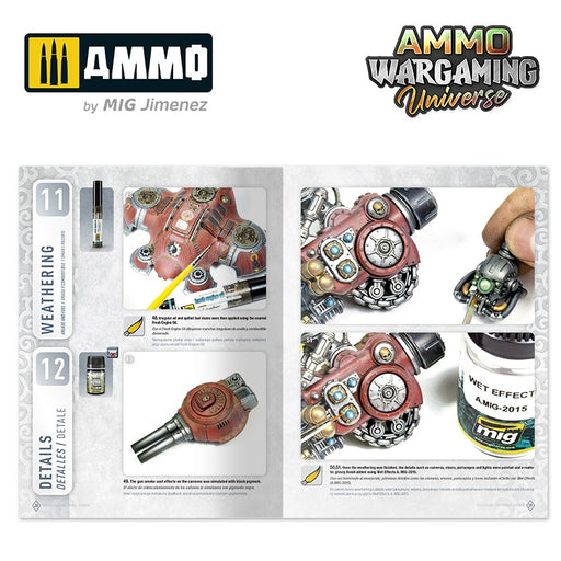 Ammo Mig AMMO WARGAMING UNIVERSE Book 03 – Weathering Combat Armour New - Tistaminis