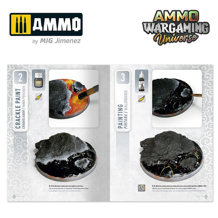 Ammo Mig AMMO WARGAMING UNIVERSE Book 04 – Volcanic Soils New - Tistaminis