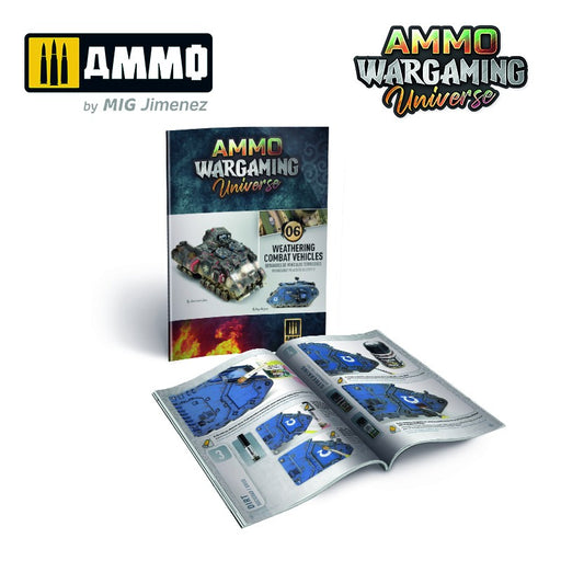 Ammo Mig AMMO WARGAMING UNIVERSE Book 06 – Weathering Combat Vehicles New - Tistaminis