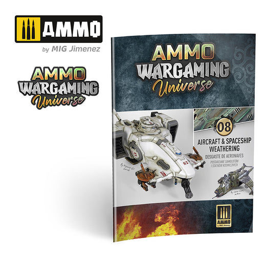 Ammo Mig AMMO WARGAMING UNIVERSE Book 08 – Aircraft and Spaceship Weathering New - Tistaminis