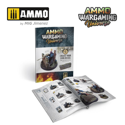 Ammo Mig AMMO WARGAMING UNIVERSE Book 11 – Create Your Own Rocks New - Tistaminis