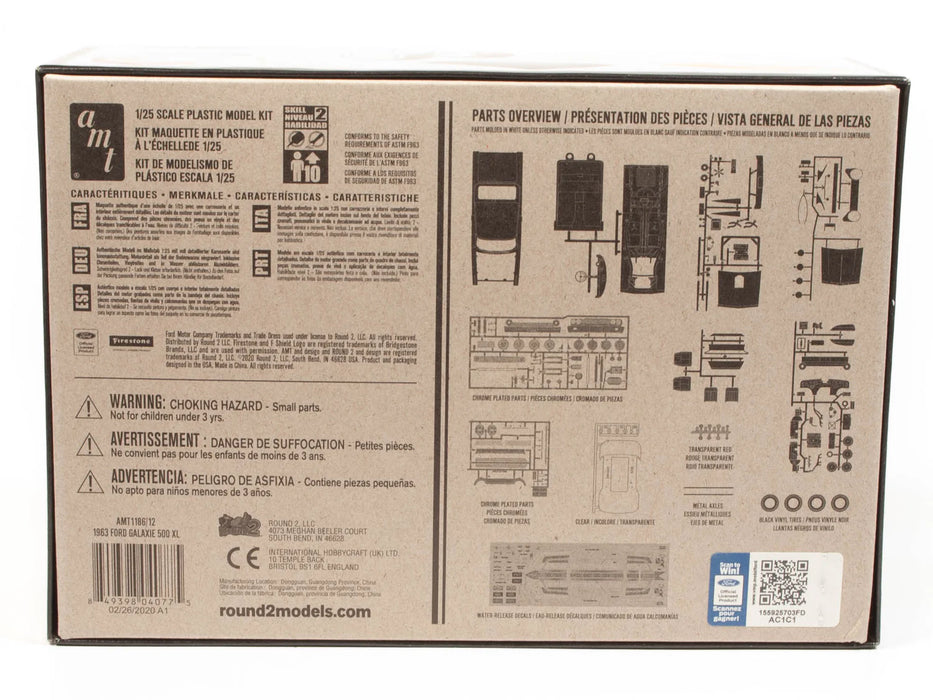 1963 FORD GALAXIE (1/25) AMT1186 New