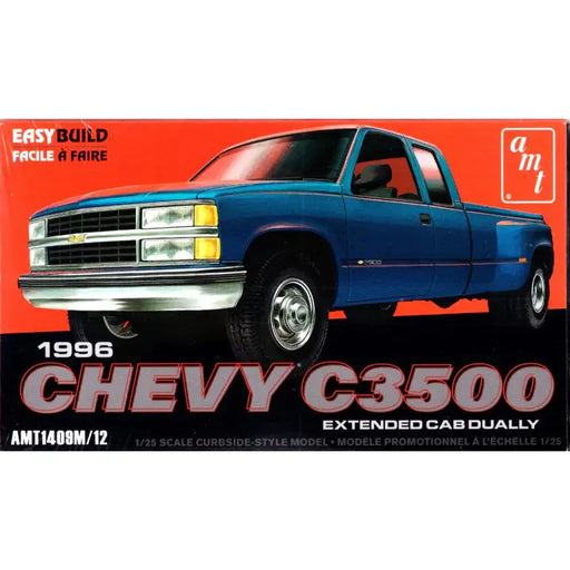 AMT 1996 Chevy C-3500 Dually Pickup Easy Build AMT1409 New - Tistaminis