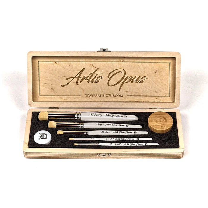 Artis Opus - Series D PLUS - DryBrush Expansion Set (5 Brushes) New - Tistaminis