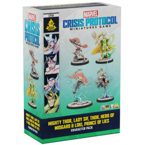 Marvel Crisis Protocol: Mighty Thor, Lady Sif, Thor, Loki Character Pack Aug-02 Pre-Order - Tistaminis