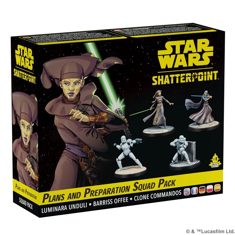 Star Wars: Shatterpoint: Plans and Preparation: General Luminara Unduli Squad Pack	Jul-07 Pre-Order - Tistaminis