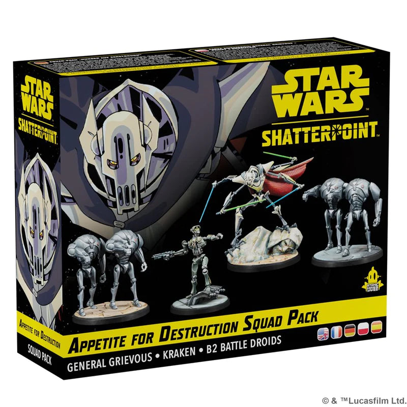 Star Wars: Shatterpoint: Appetite for Destruction: General Grievous Squad Pack Jul-07 Pre-Order - Tistaminis